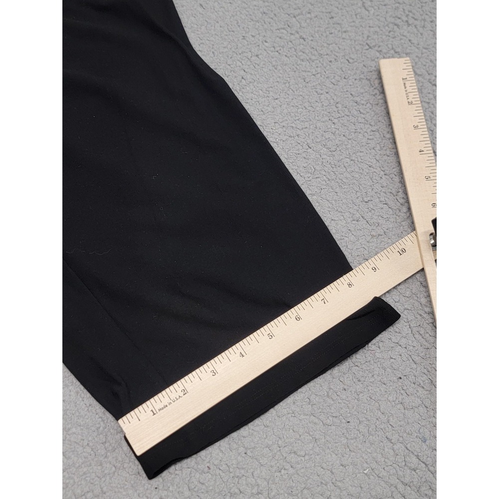 Eileen Fisher Pants Womens XL Black Crop Stretch Crepe Viscose Nylon Pull On‎ - Picture 6 of 9
